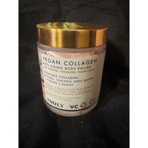 Truly Vegan Collagen Anti-Aging Body Polish Retinol Shea Butter Vitamin C 2oz